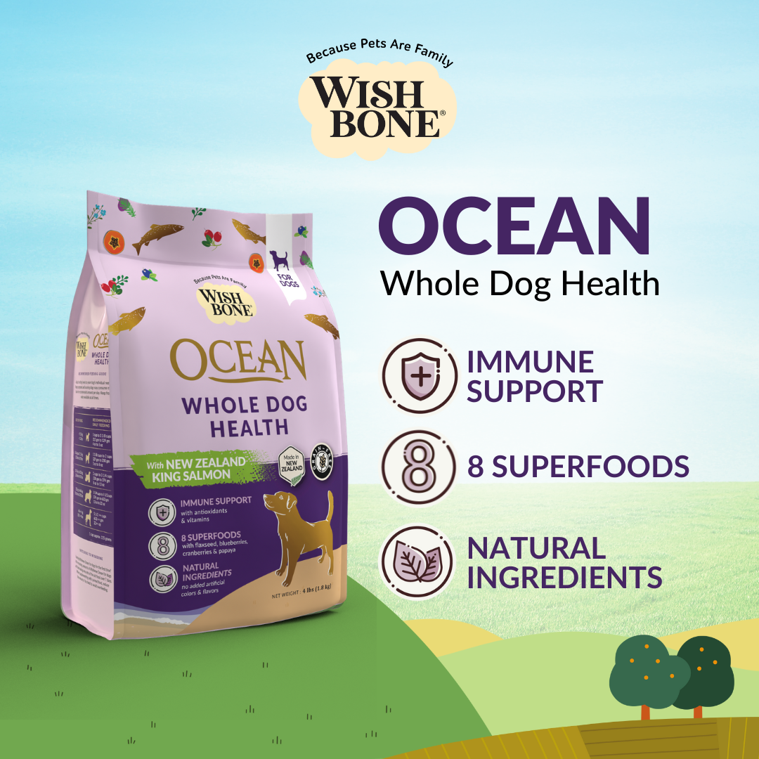 Wishbone Ocean for Dogs - New Zealand King Salmon 1.8kg