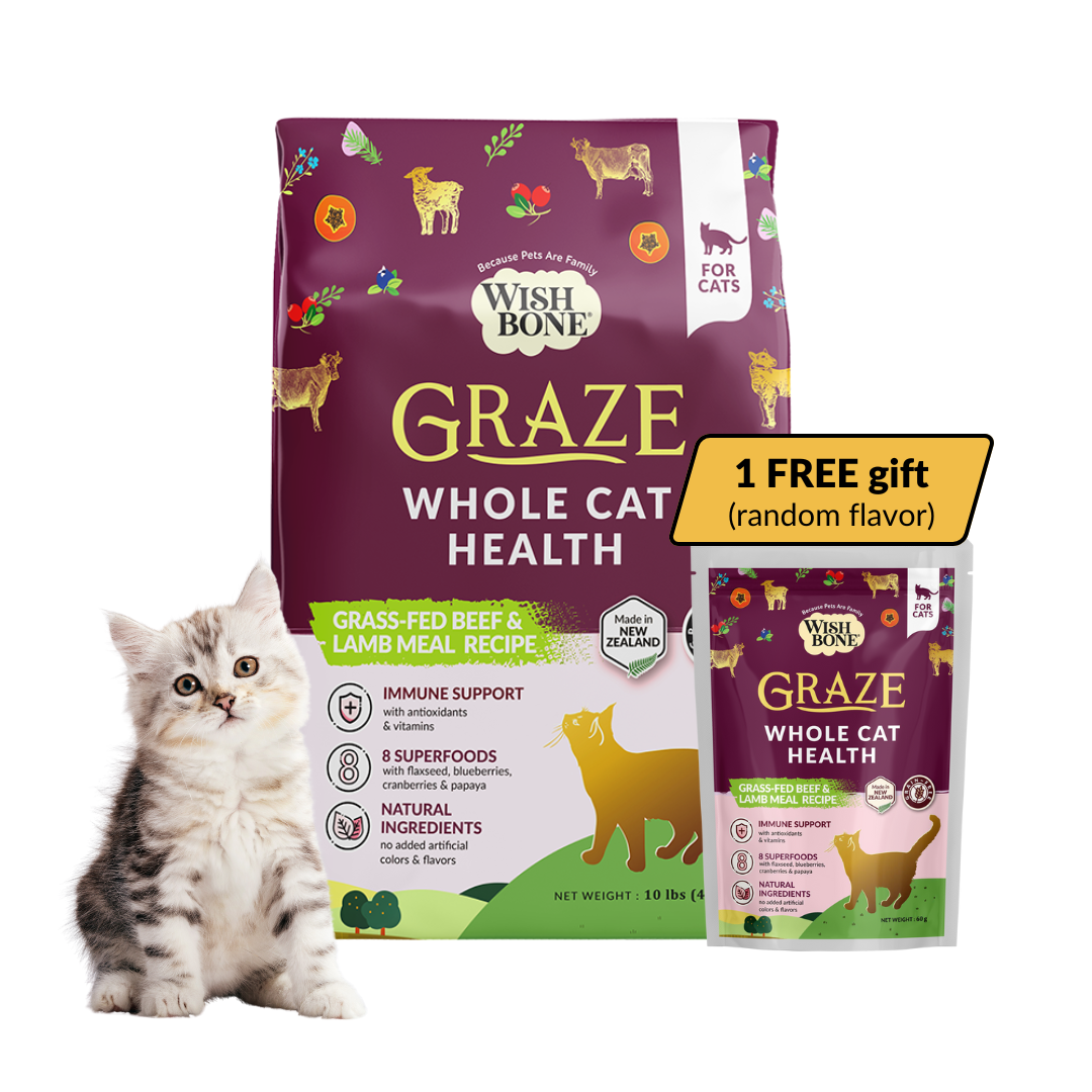 Wishbone Graze Beef and Lamb Recipe for Cats Wishbone Singapore
