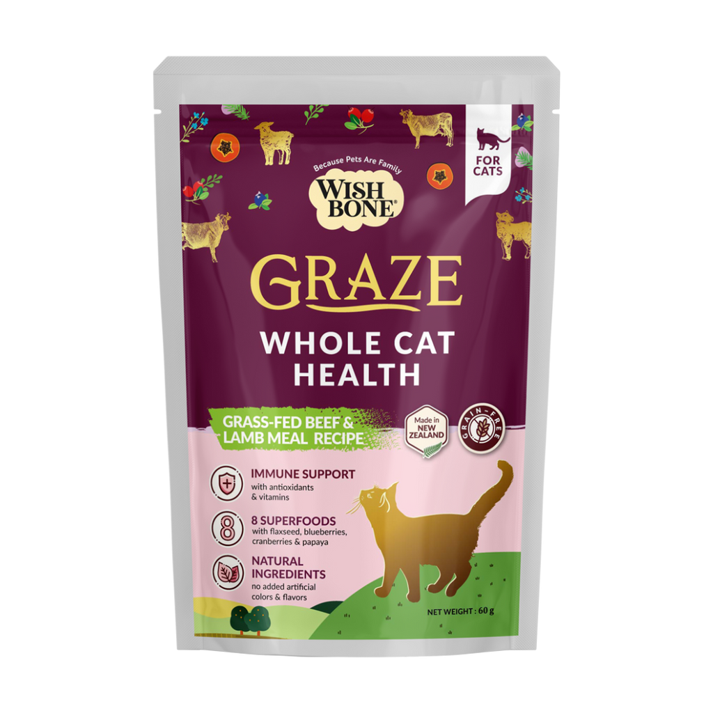 Wishbone Graze Beef and Lamb Recipe for Cats Wishbone Singapore