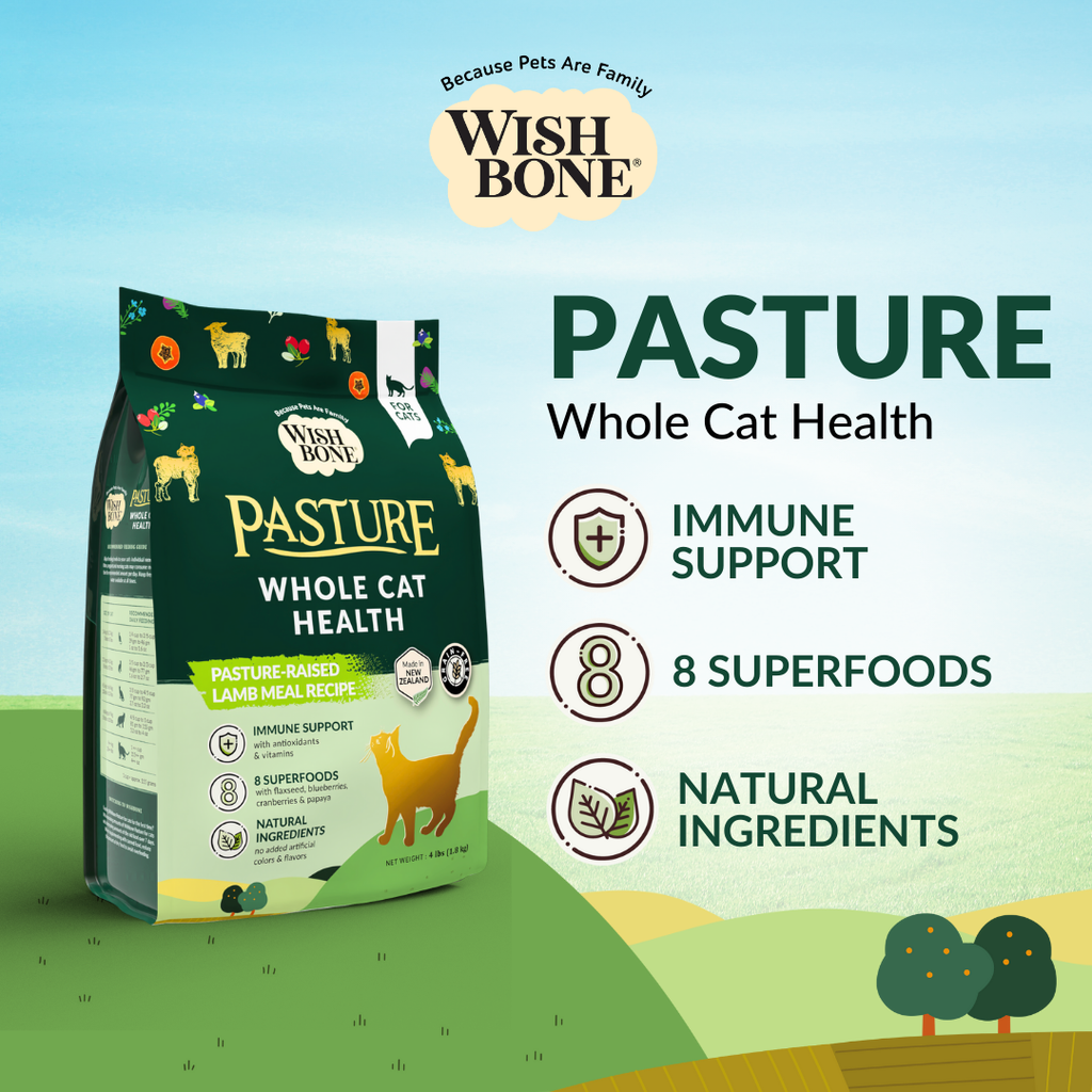 Wishbone Pasture for Cats - New Zealand Lamb - 1.8kg