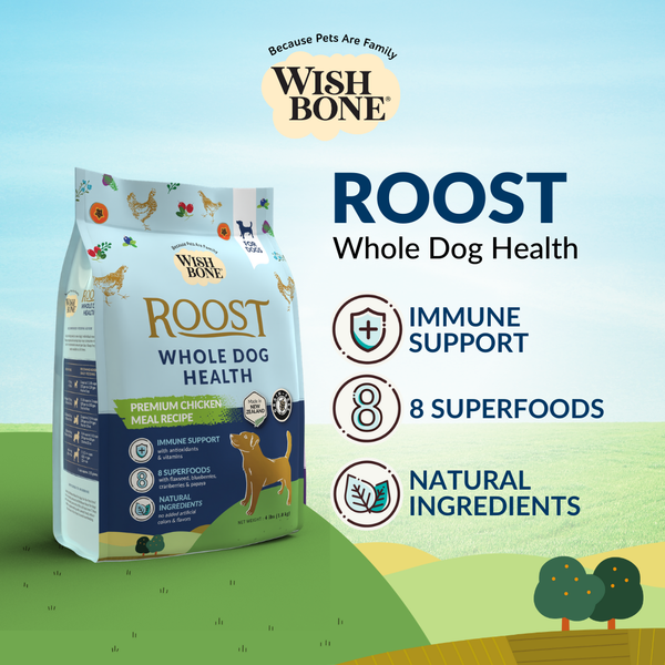 Wishbone Roost for Dogs - New Zealand Chicken - 1.8kg