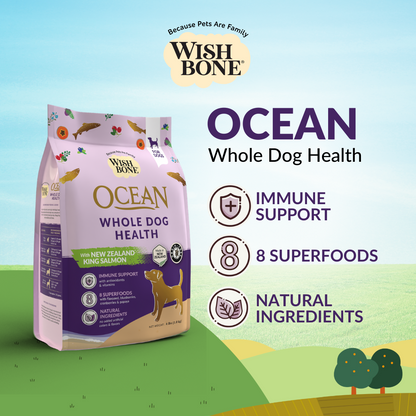 [Dog Trial Pack] Wishbone Ocean New Zealand King Salmon Dry Dog Food