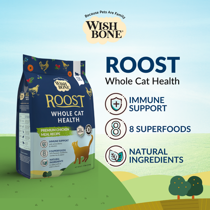 [Cat Trial Pack] Wishbone Roost New Zealand Chicken Dry Cat Food