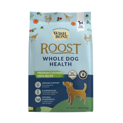 Wishbone Roost for Dogs - New Zealand Chicken 1.8kg