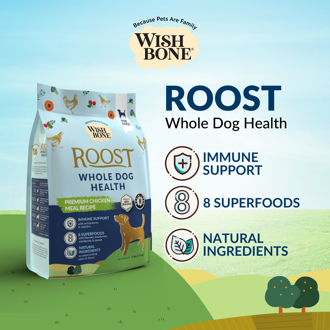 Wishbone Roost for Dogs - New Zealand Chicken 1.8kg