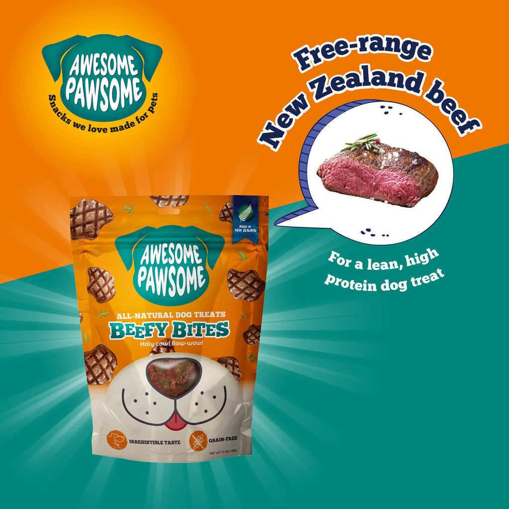 Awesome Pawsome - Beefy Bites - 85g