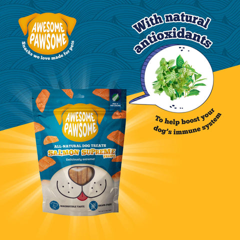 Awesome Pawsome All Natural Dog Treats Salmon Supreme