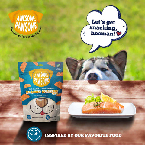 Awesome Pawsome All Natural Dog Treats Salmon Supreme