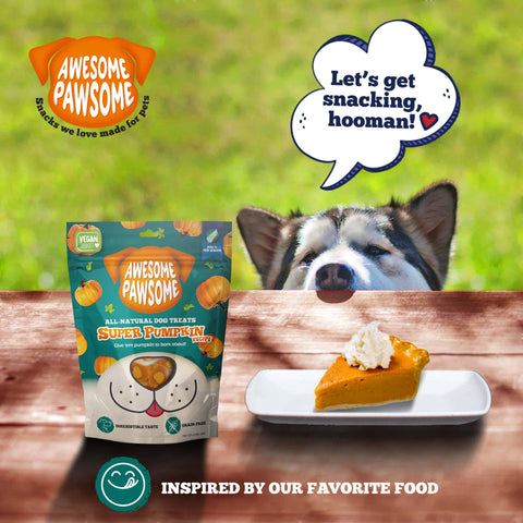 Awesome Pawsome All Natural Dog Treats Super Pumpkin