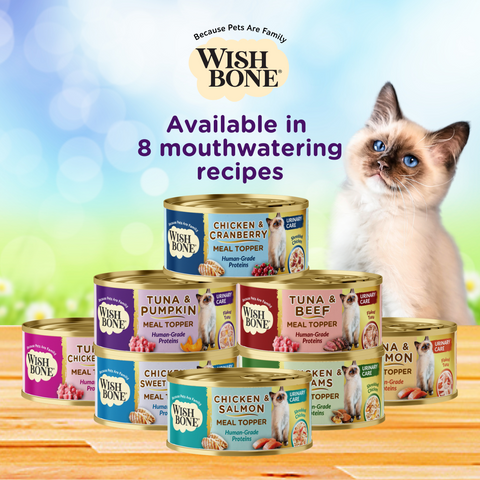 Wishbone Chicken & Clams - Cat Urinary Care Topper in Cans - 85g