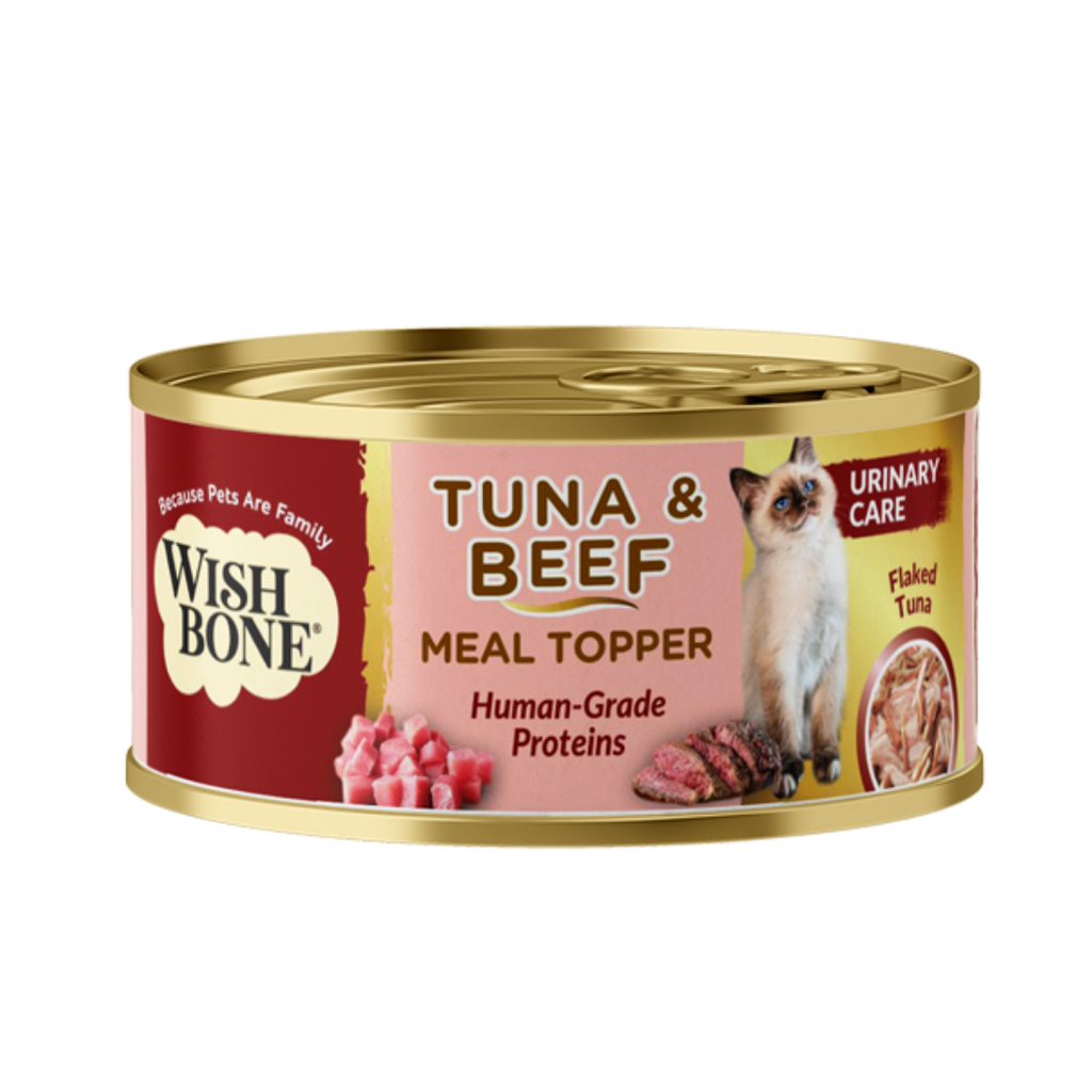 Wishbone Tuna & Beef - Cat Urinary Care Topper in Cans - 85g