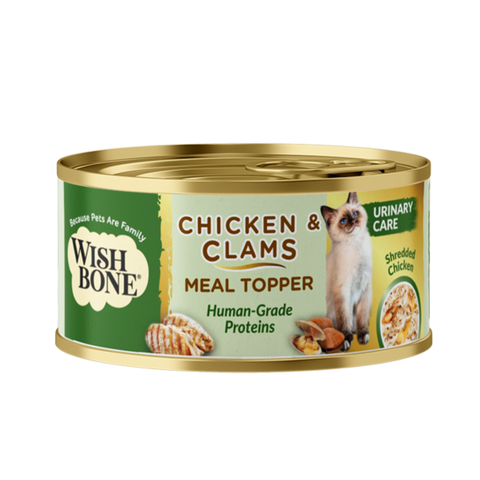 Wishbone Chicken & Clams - Cat Urinary Care Topper in Cans - 85g