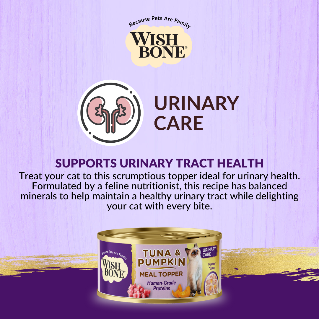 Wishbone Tuna & Pumpkin - Cat Urinary Care Topper in Cans 85g