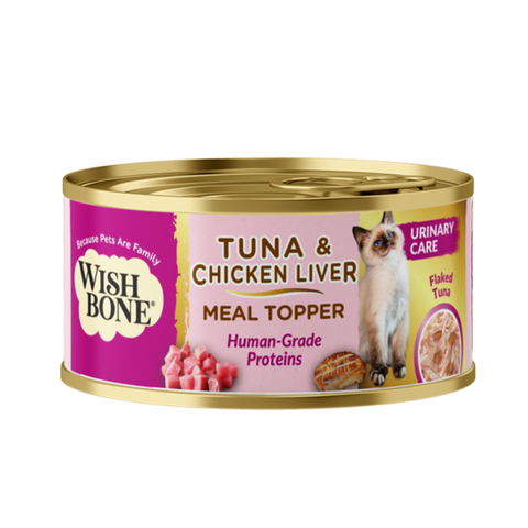 Wishbone Tuna & Chicken Liver - Cat Urinary Care Topper in Cans - 85g