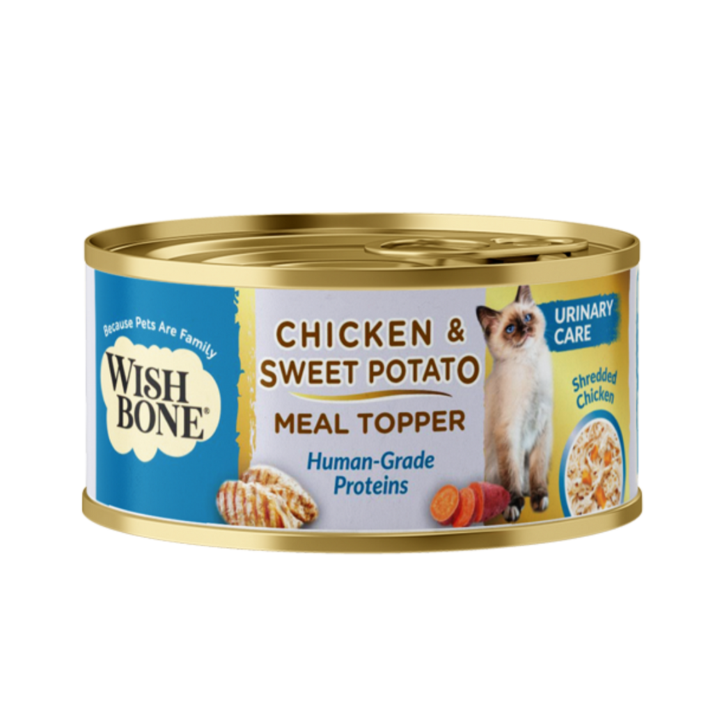 Wishbone Chicken & Sweet Potato - Cat Urinary Care Topper in Cans - 85g