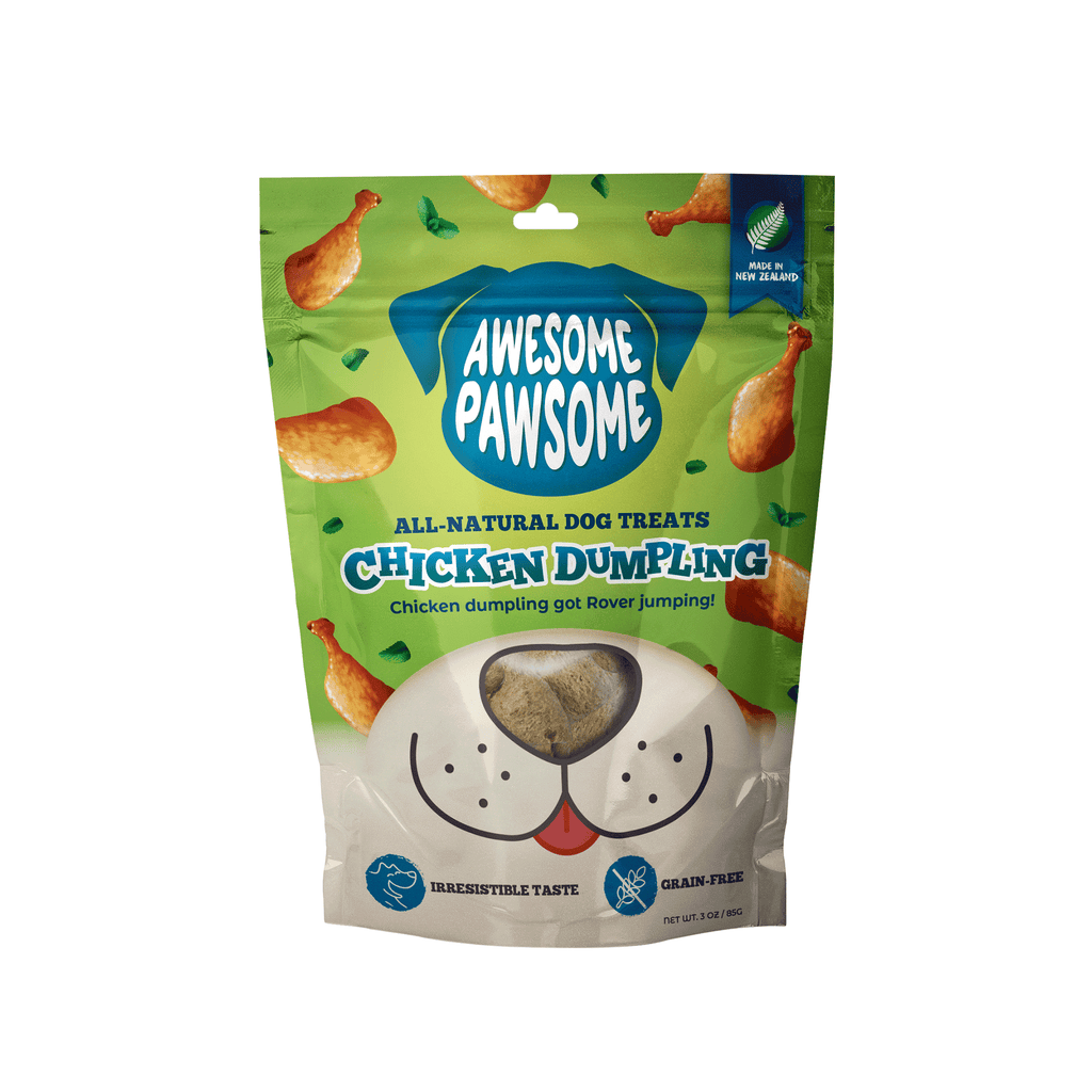 Awesome Pawsome All Natural Dog Treats Chicken Dumpling