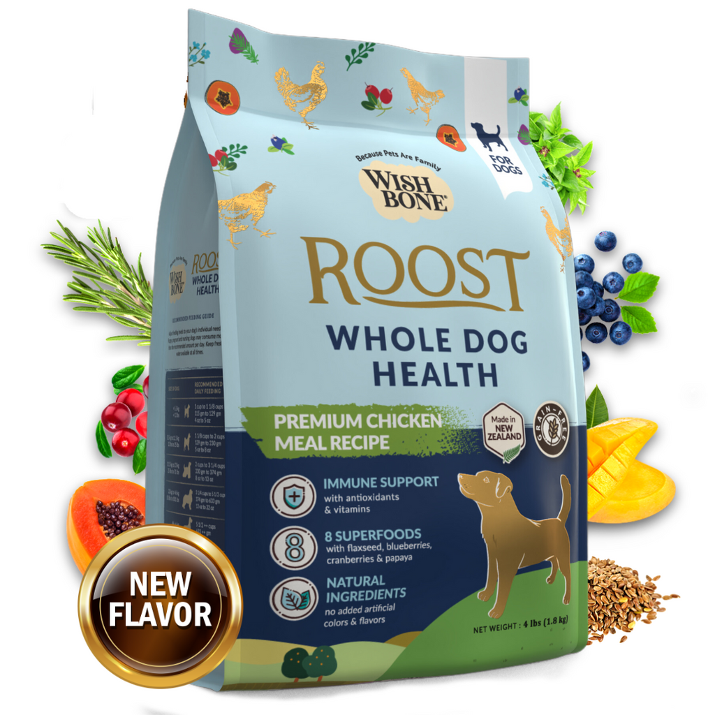 Wishbone Roost New Zealand Chicken Gluten Free Grain Free Dry
