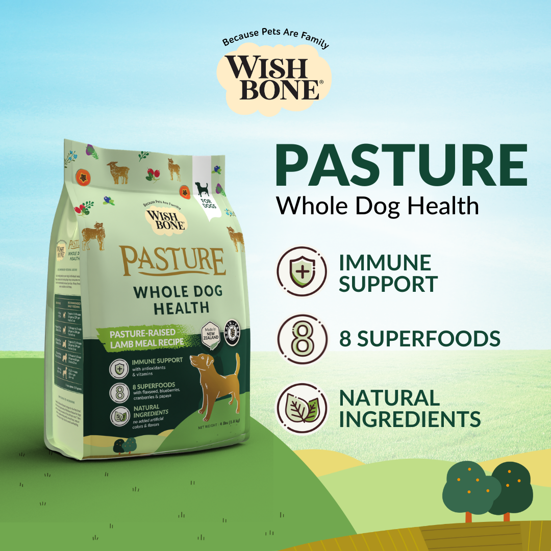 Wishbone Pasture for Dogs - New Zealand Lamb - 1.8kg