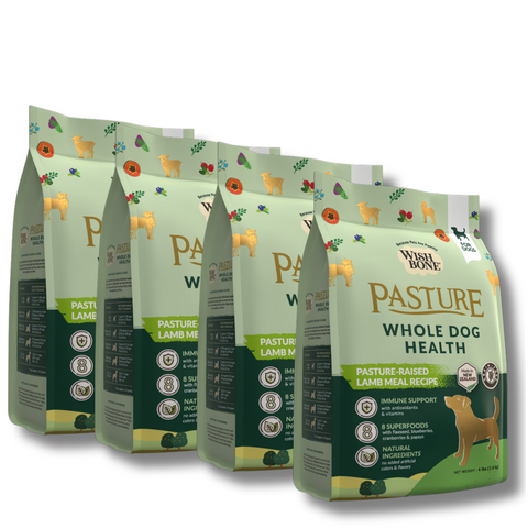 Wishbone Pasture New Zealand Lamb, Gluten Free, Grain Free Dry Dog Food for Overall Pet Health