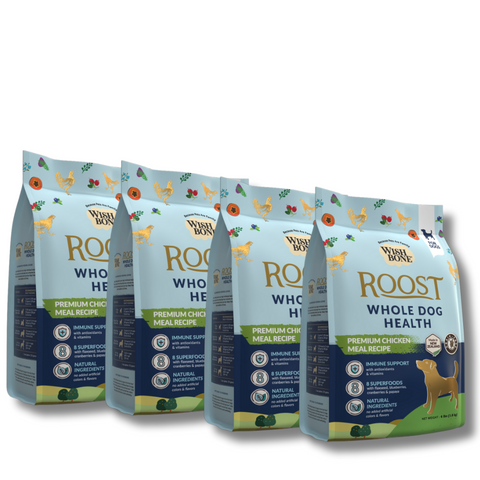 Wishbone Roost New Zealand Chicken, Gluten Free, Grain Free Dry Dog Food for Overall Pet Health