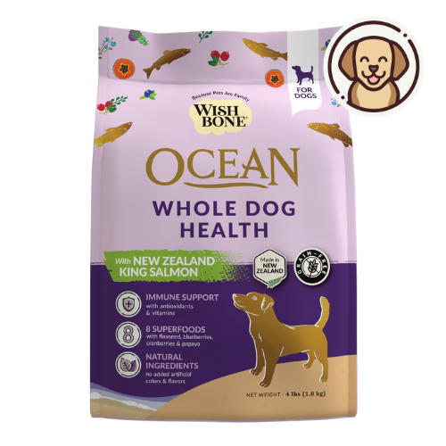 Wishbone Ocean for Dogs - New Zealand King Salmon 1.8kg, 9kg