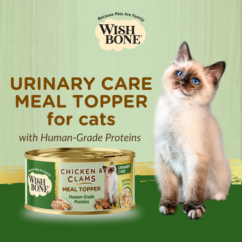 Wishbone Chicken & Clams - Cat Urinary Care Topper in Cans - 85g