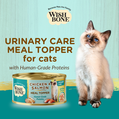 Wishbone Chicken & Salmon - Cat Urinary Care Topper in Cans 85g