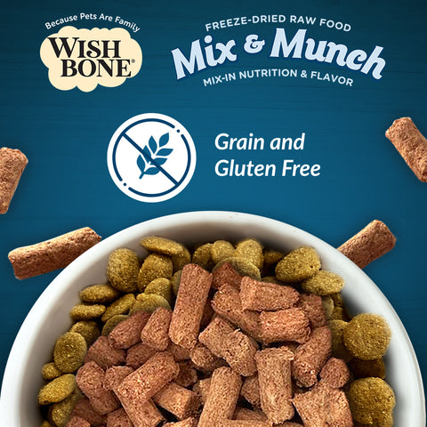 Wishbone Mix & Munch Freeze-Dried Raw Topper Chicken & Rabbit For Cats 350g