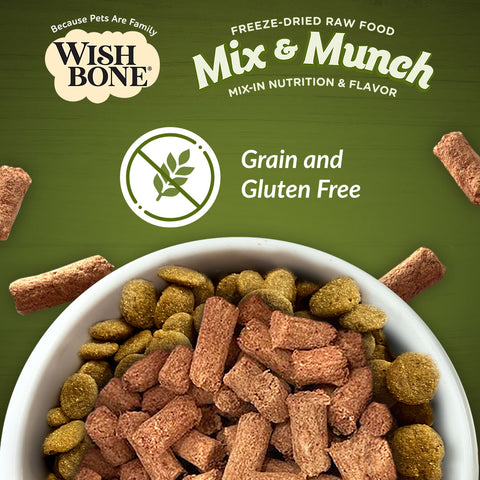 Wishbone Mix & Munch Freeze-Dried Raw Topper Lamb, Goat & Chicken For Cats 350g