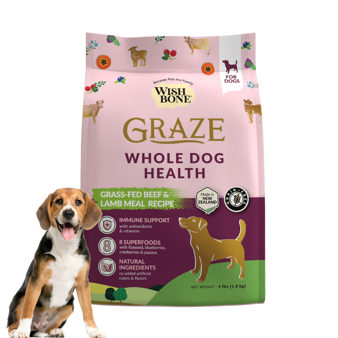 Wishbone Graze New Zealand Beef and Lamb Gluten Free Grain Free Dry Wishbone Singapore