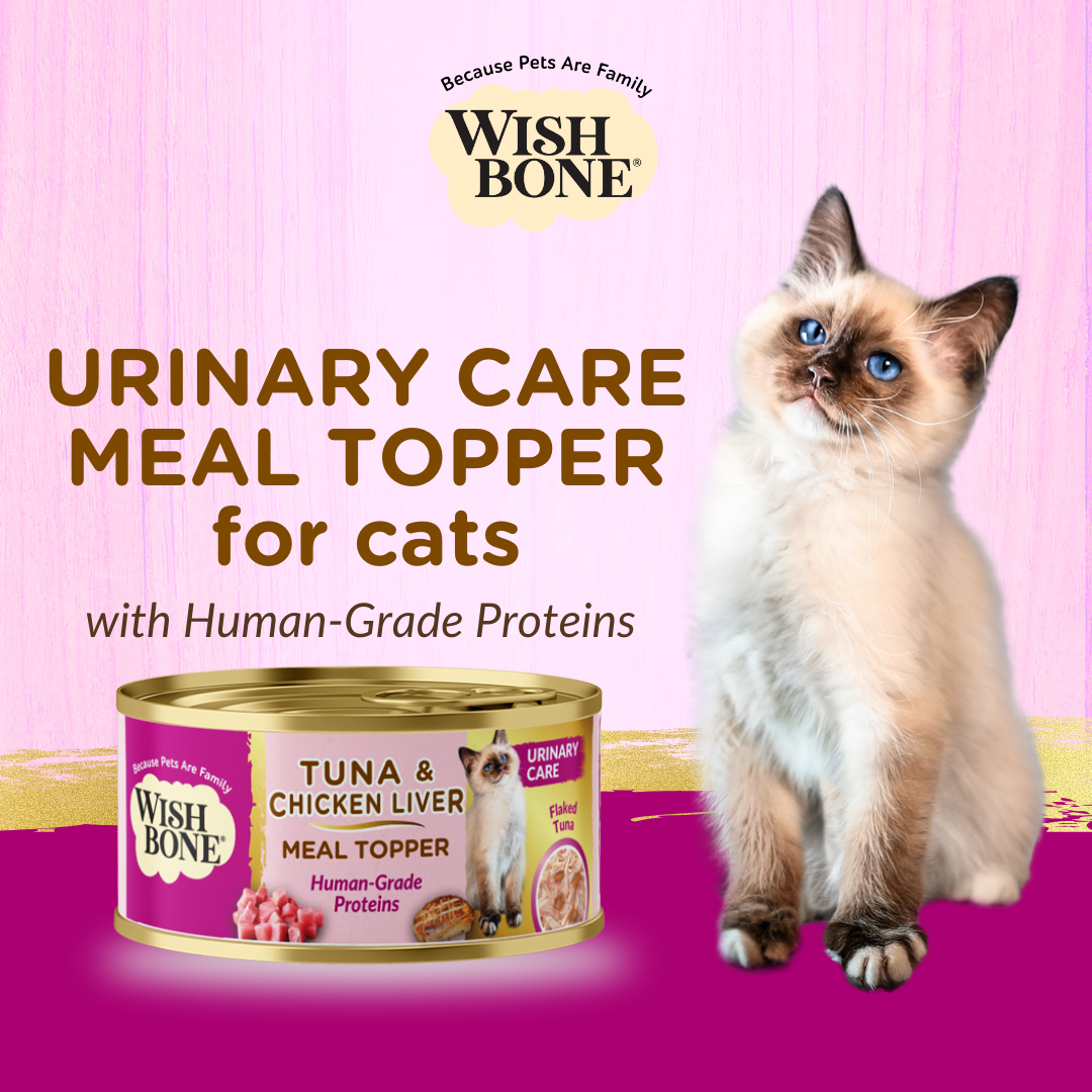 Wishbone Tuna & Chicken Liver - Cat Urinary Care Topper in Cans 85g