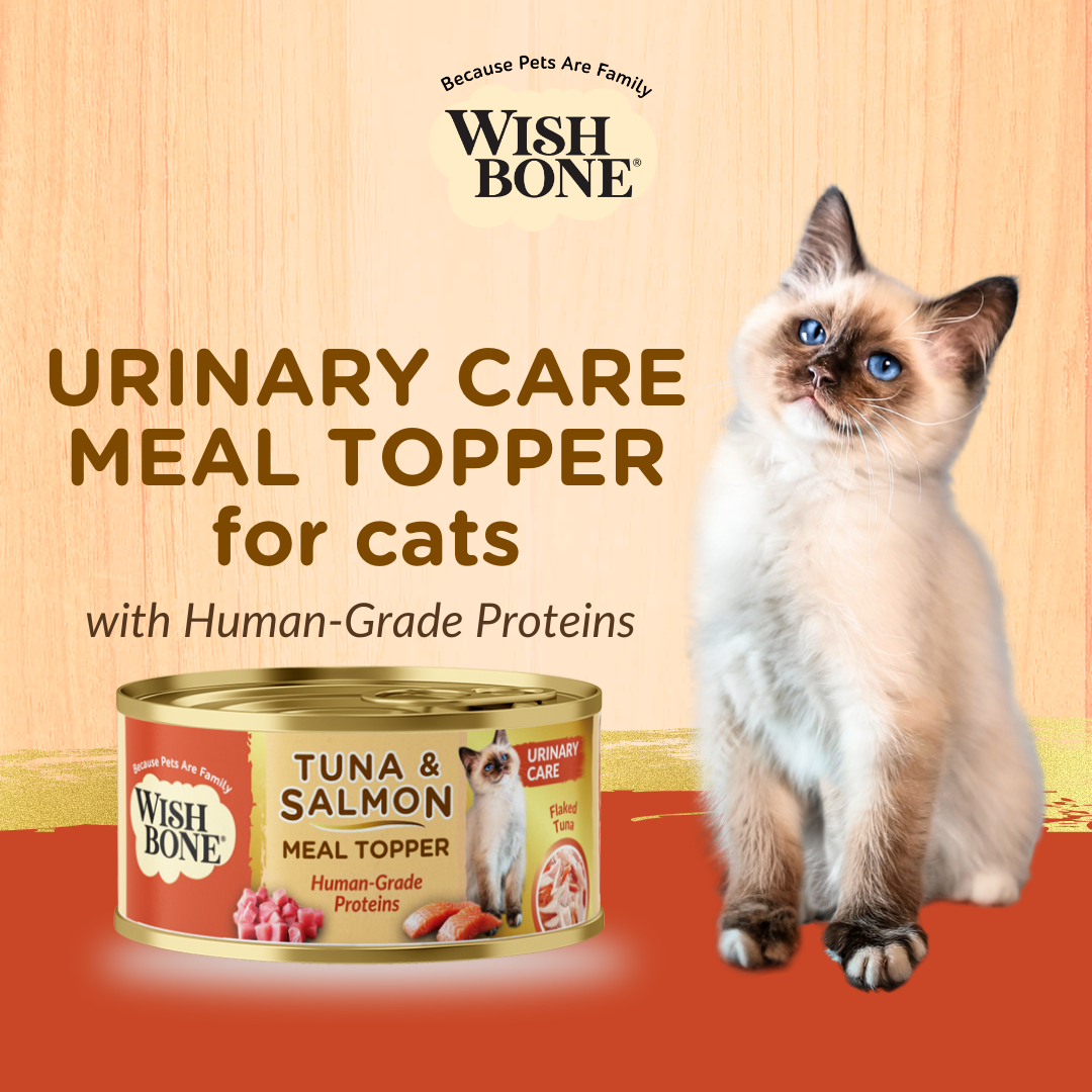 Wishbone Tuna & Salmon - Cat Urinary Care Topper in Cans 85g