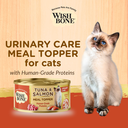 Wishbone Tuna & Salmon - Cat Urinary Care Topper in Cans 85g